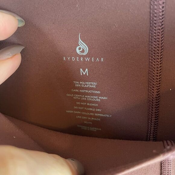 Rydewear Chocolate Leggings Medium - Picture 7 of 10